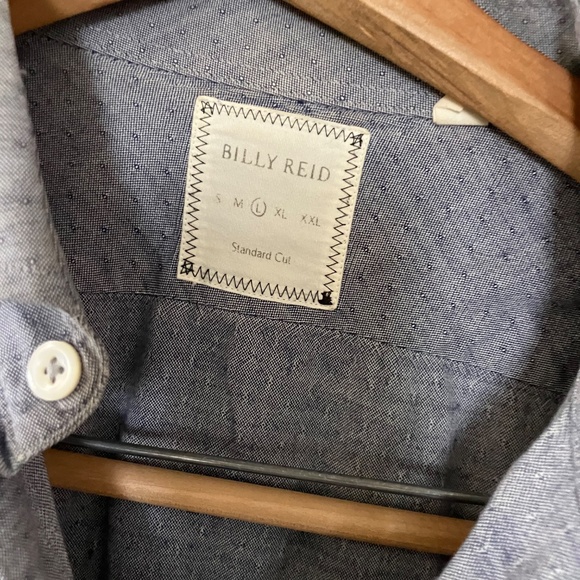 Billy Reid cotton button down SzL - Picture 2 of 3
